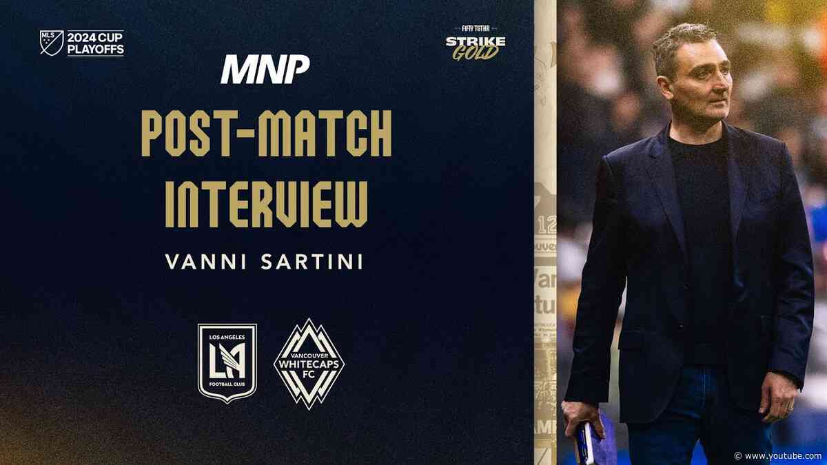 Post-Match Media Availability: Vanni Sartini | November 8, 2024, Presented by MNP