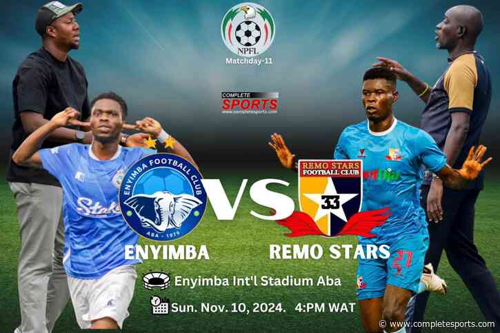 NPFL: Remo Stars Match Is Like Derby –   It’s Payback Time  –Enyimba Coach, Olanrewaju