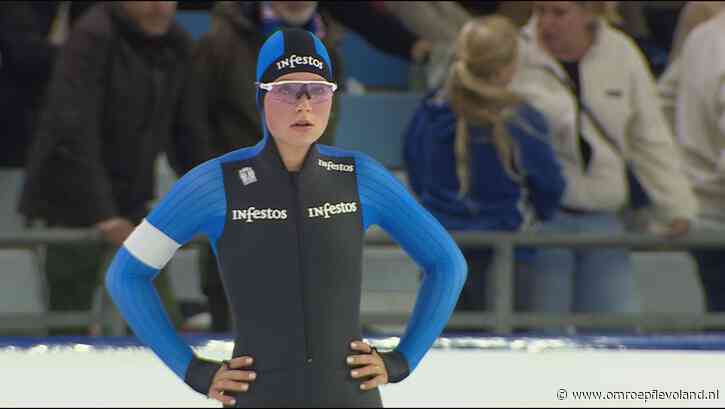 Zeewolde - Sfeer in Thialf geeft schaatser Rosalie van Vliet kracht