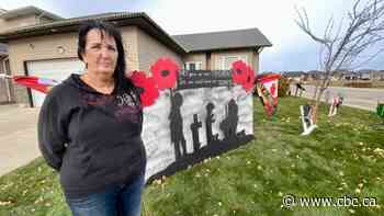 Martensville woman keeps remembrance alive with lawn display