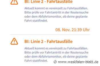 „Hunderte Fahrtausfälle“ auf der Linie 2 in Bielefeld