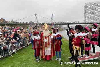 Sinterklaas meert aan en spreekt de verlossende woorden: “Geen stoute kinderen in Kortrijk”