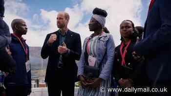 Now it's Prince William The Movie! Kensington Palace releases slick video of Prince of Wales' Earthshot trip to South Africa