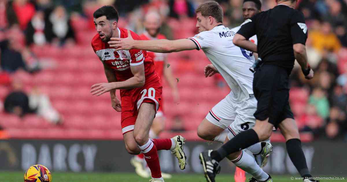 The Boro player who had 'best game for club' - and one who 'really took his chance'