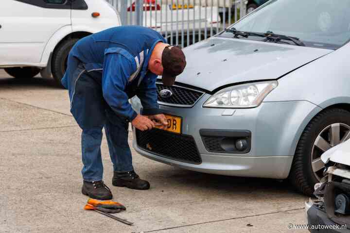 Niemand wilde de Ford C-Max van de Barrelbrigade kopen, dus dat werd demontage