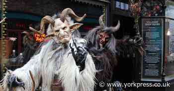 PICTURES: Krampus invades York amid free drink giveaway