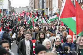 Thousands participate in Palestinian solidarity march in Dublin