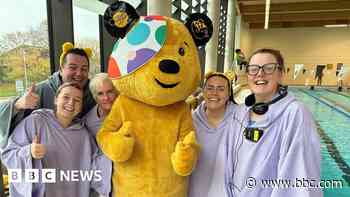 BBC team completes Children in Need swim