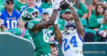 Longtime rivals to meet in West final as Blue Bombers host Roughriders