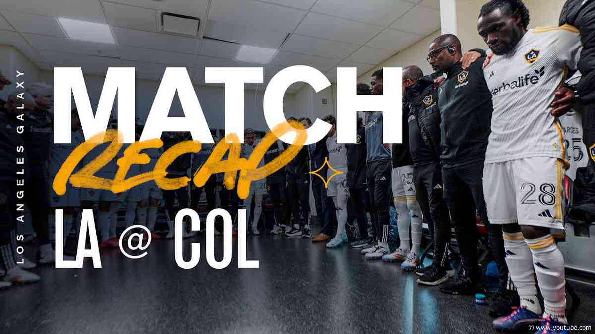 LA Galaxy Defeat Colorado Rapids in Round One of The MLS Cup Playoffs | Cinematic Match Recap