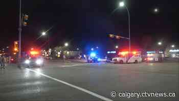 Early Friday evening collision at Heritage Drive and 11 Street S.E.