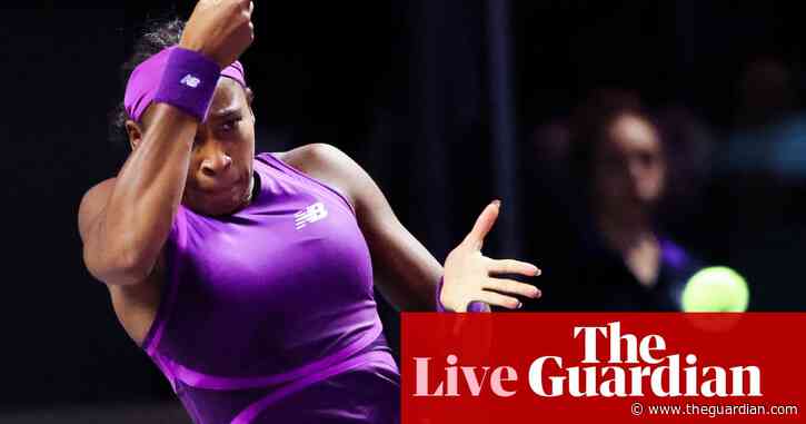 Coco Gauff v Zheng Qinwen: WTA finals title decider – live