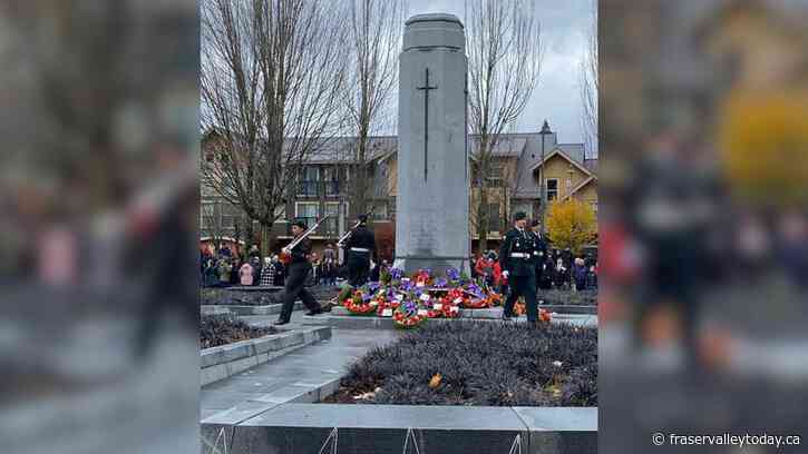 Veterans Memorial, All Sappers host Remembrance Day ceremonies in Chilliwack