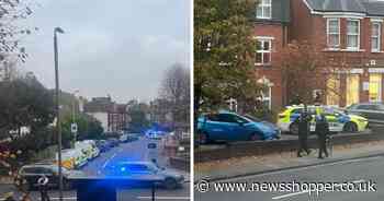 Armed police swarm major Bromley road