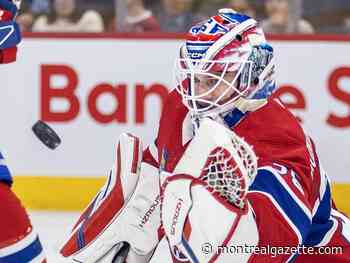 Samuel Montembeault will be in goal again for Canadiens vs. Leafs