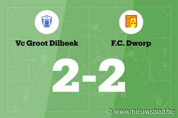 Groot-Dilbeek en Dworp delen de punten