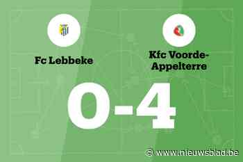 KFC Voorde-Appelterre verslaat FC Lebbeke na hattrick G. Figys