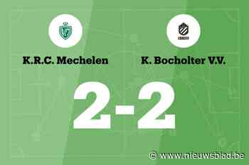 RC Mechelen en Bocholter delen de punten