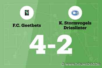 Geetbets verslaat Drieslinter na hattrick Dejaeger