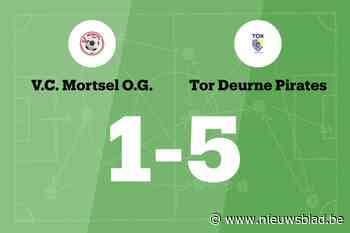 TOR Deurne Pirates wint tegen Mortsel OG door treffers van Fatty