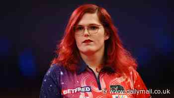 Noa-Lynn van Leuven: First transgender star to compete in PDC Grand Slam of Darts suffers huge 5-0 defeat against Michael van Gerwen