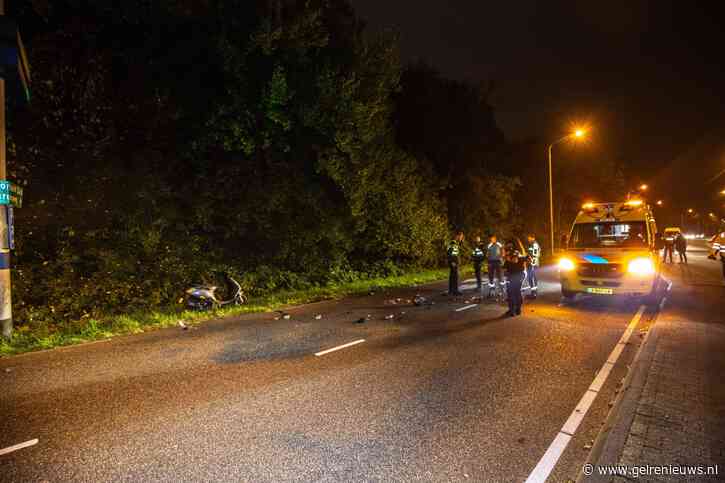 Scooterrijder aangehouden na eenzijdig ongeval