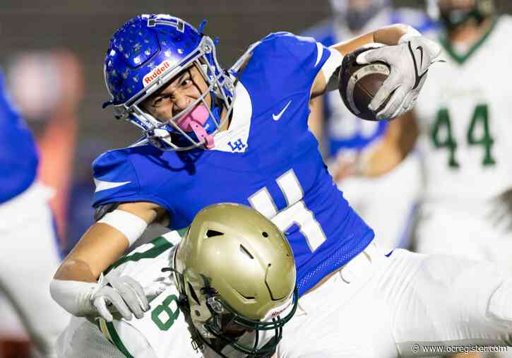 CIF-SS football playoffs: Schedule for all of the quarterfinals Friday, Nov. 15