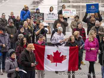 Supporters rally for Alberta's laws on transgender youth and athletes