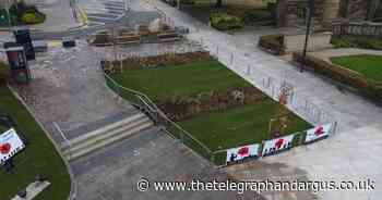 New 'pocket park' in Bradford city centre completed in time for Remembrance events