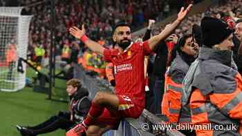 Liverpool 2-0 Aston Villa: Reds go FIVE points clear of Man City as Darwin Nunez bags much-needed goal and Mohamed Salah steals the show - but Trent Alexander-Arnold comes off injured