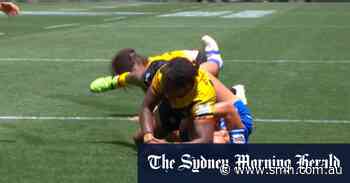 High drama as possible eight-point try awarded