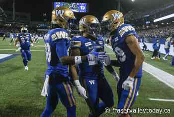 CP NewsAlert: Blue Bombers advance to Grey Cup