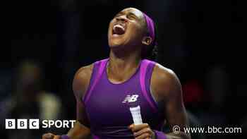 Gauff wins WTA Finals after epic battle with Zheng