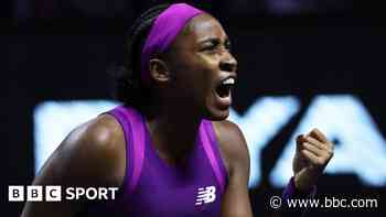 Gauff beats Sabalenka to set up WTA Finals showpiece against Zheng