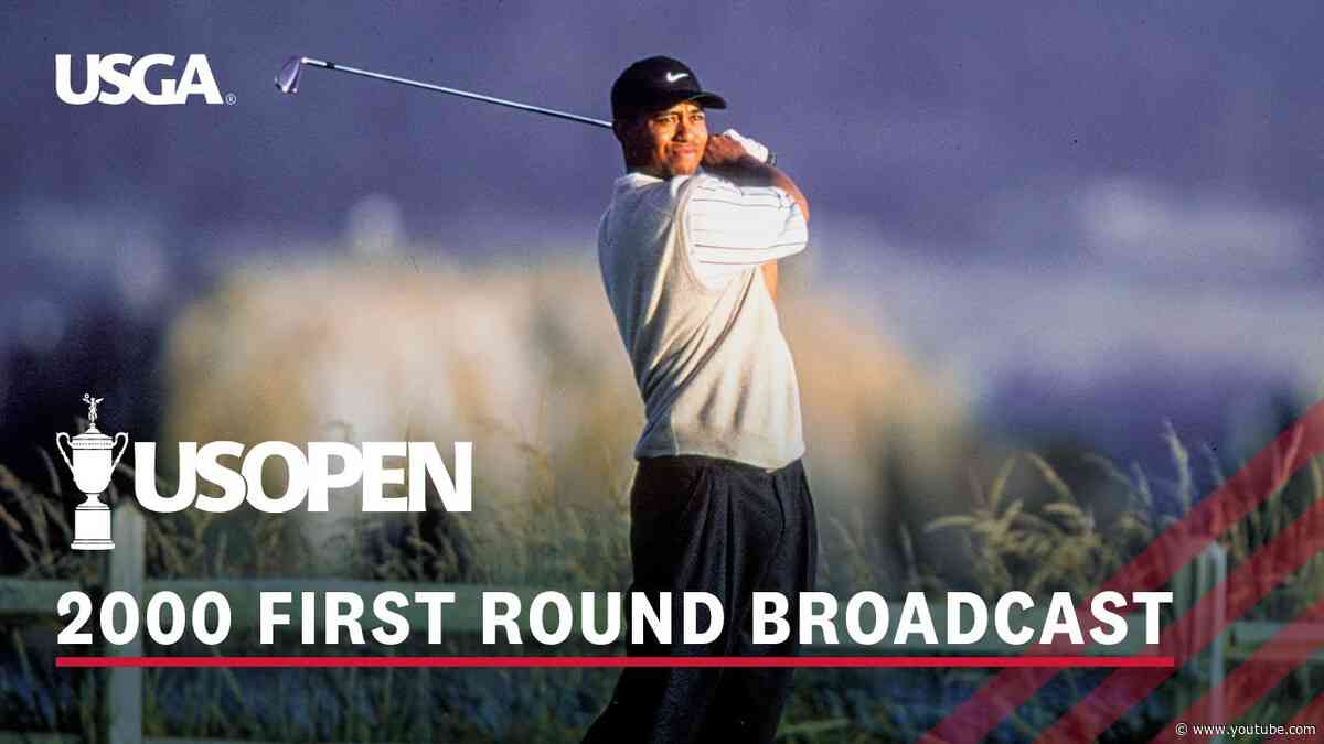 2000 U.S. Open (Round 1): Tiger Woods Kicks Things Off at Pebble Beach | Full Broadcast