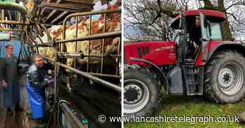 Bishop takes part in whirlwind tour of Lancashire farms