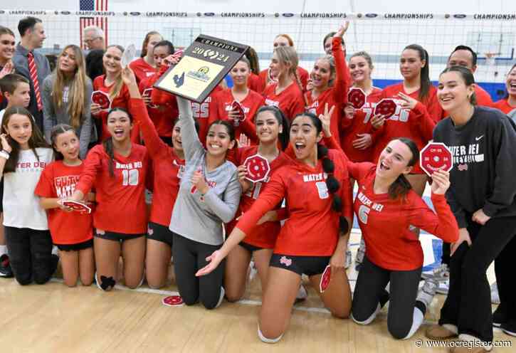 Mater Dei girls volleyball wins second straight CIF-SS Division 1 championship with sweep of Sierra Canyon