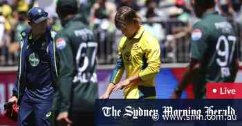 Australia v Pakistan ODI LIVE: Home side bowled out for record low as shock series defeat looms