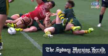 Tongan gun barges over