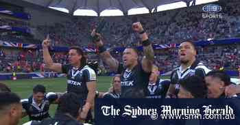 Powerful Haka sets tone for match