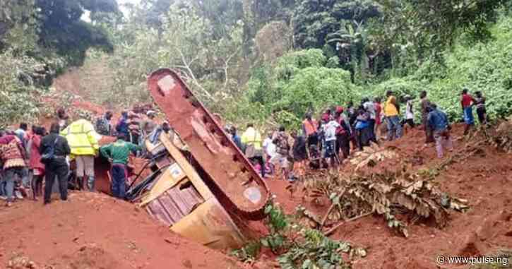 11 confirmed dead, 50 others still trapped in landslide in western Cameroon