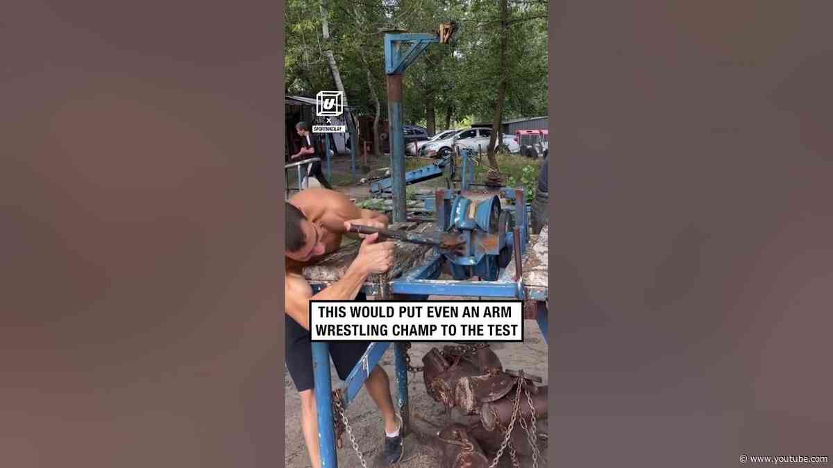 This arm wrestling machine is so cool 😲 (🎥: ig/sportnikolay_)