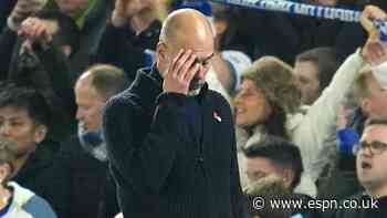 Guardiola loses 4 straight games for 1st time