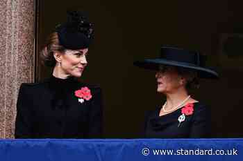 Princess Kate arrives as thousands gather at Cenotaph for Remembrance Day in London