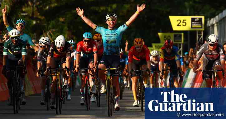 Mark Cavendish signs off with emotional win in final race as pro cyclist