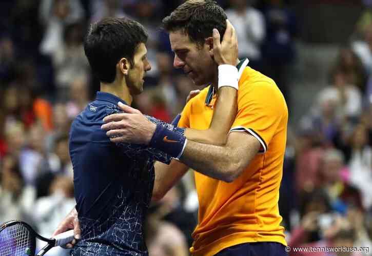 Del Potro credits Djokovic for the emotional support received from the Serb