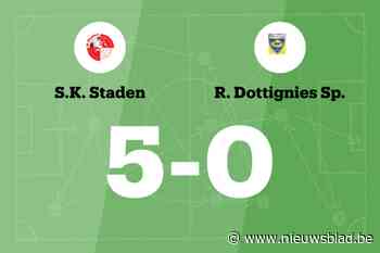 Wedstrijd tussen SK Staden C en R. Dottignies Sp. eindigt in forfaitscore