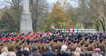 PICTURES: York honours the fallen for Remembrance Sunday