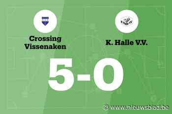 Nkwenti scoort drie keer, Crossing Vissenaken B verslaat Halle VV