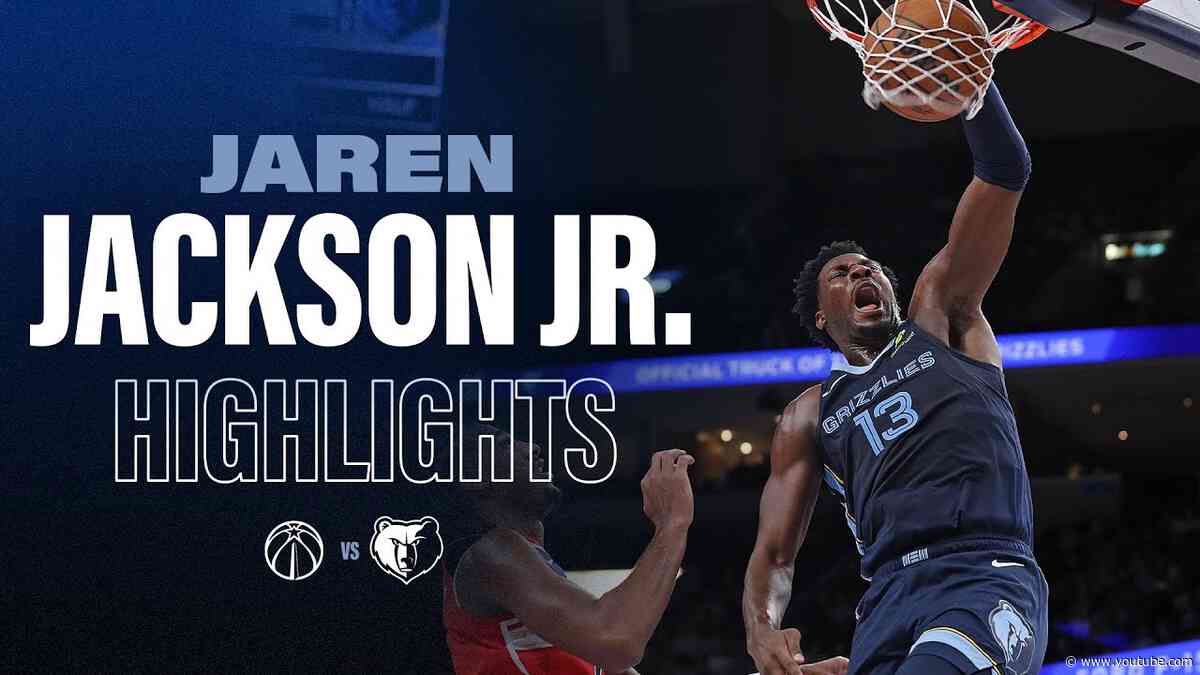 Jaren Jackson Jr. Drops 39 Points vs The Washington Wizards